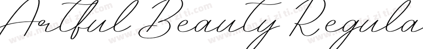 Artful Beauty Regular字体转换